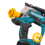 Makita magnetic dust hose adapter for biscuit joiners and drywall jigsaws.