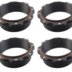 Magnetic 4-inch tool port adapters for efficient dust collection systems.