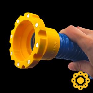 Magnetic Quick Connect Adapter For Rockler Dust Right Blue Vacuum Hose — Female