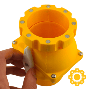 2.5-inch Ball Valve PVC-Magnetic Adapter